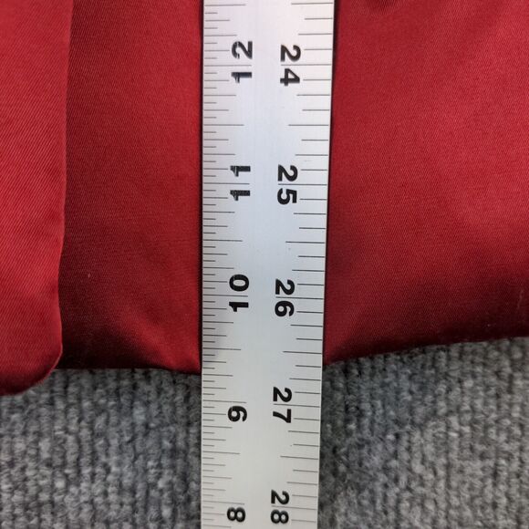 J Jill Down Puffer Vest Womens Size M Red Sleeveless Snap Button - Picture 5 of 13